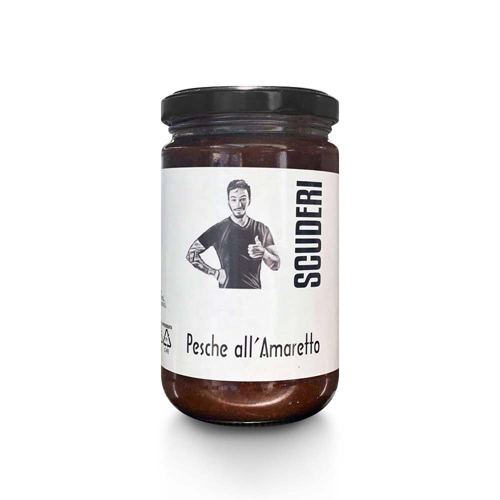 Peaches with amaretto